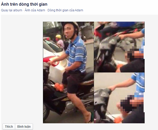 Phản cảm nam thanh niên vừa đi xe vừa làm trò “biến thái”