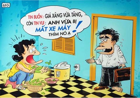 Thơ tình thời xăng tăng giá gây sốt 