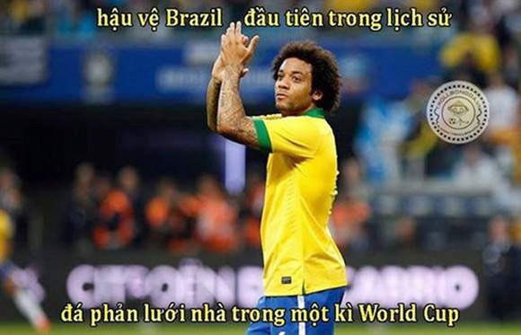 Ảnh chế Brazil thua cay đắng trong trận Bán kết