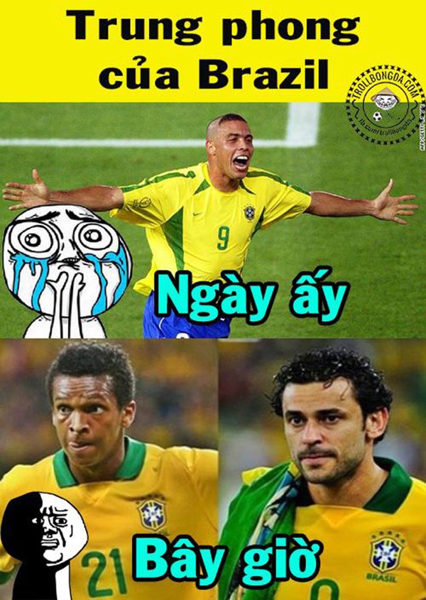 Ảnh chế Brazil thua cay đắng trong trận Bán kết