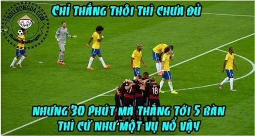 Ảnh chế Brazil thua cay đắng trong trận Bán kết
