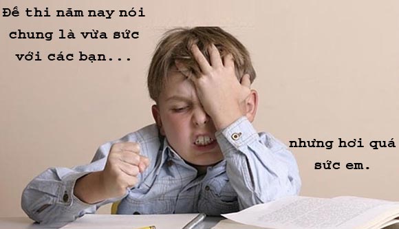 Hài hước ảnh chế đề thi đại học có 1-0-2