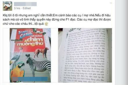 Truyện dành cho thiếu nhi có nội dung 18+ gây sốc