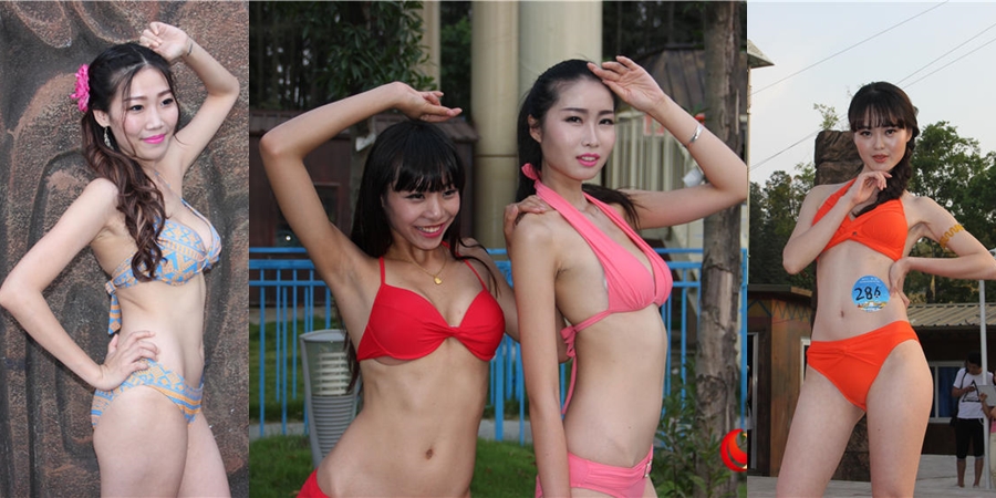 Choáng trước nhan sắc thí sinh thi hoa hậu bikini Trung Quốc