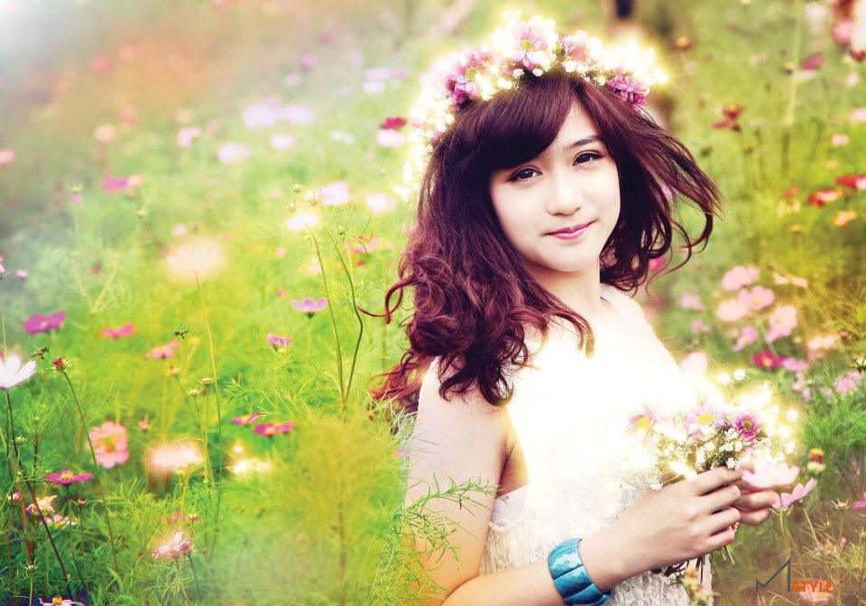 Ngắm nhan sắc xinh đẹp của hot girl mặt mộc Thảo Hương