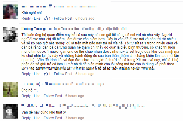 Tranh cãi nảy lửa về cô gái 8X nói không với sex trước hôn nhân