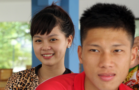 Vẻ đẹp trong sáng của em gái tuyển thủ U19 Việt Nam