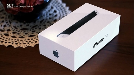 Điện thoại Iphone Air nặng hơn một chút so với lông vịt