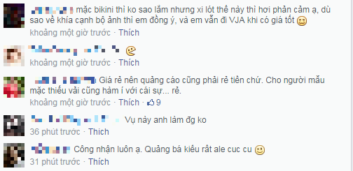 Dân mạng nói gì khi Ngọc Trinh mặc bikini chụp hình quảng cáo?