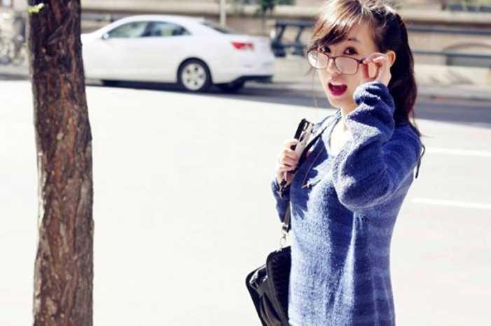 Nhan sắc ngọt ngào của nữ sinh Đà Lạt bị chụp lén