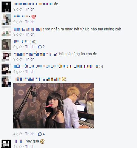 Gái xinh 9X vừa ăn xúc xích vừa hát “Nắm giữ từng giọt mưa”