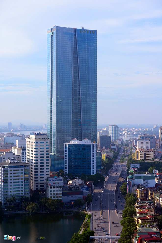 Hãi hùng thang máy Toà nhà Hà Nội Lotte Center rơi tự do Hãi hùng thang máy Toà nhà Hà Nội Lotte Center rơi tự do