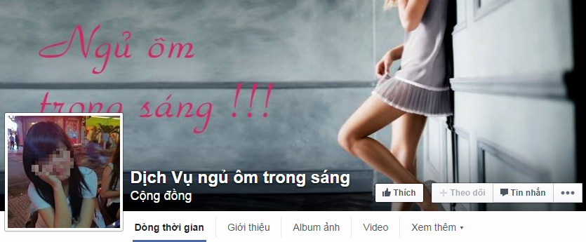 Dịch vụ “ngủ ôm” không sex nở rộ trên mạng xã hội