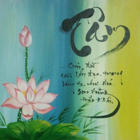 8X Hải Phòng đam mê vẽ tranh thư pháp 