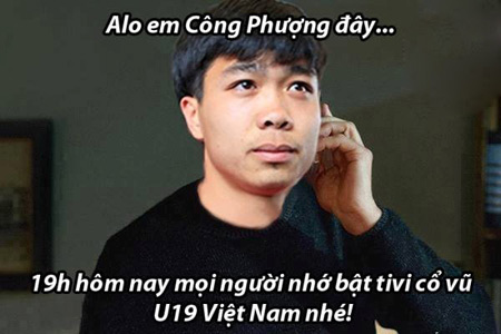 Dân mạng chế ảnh Công Phượng được ví Messi của Việt Nam