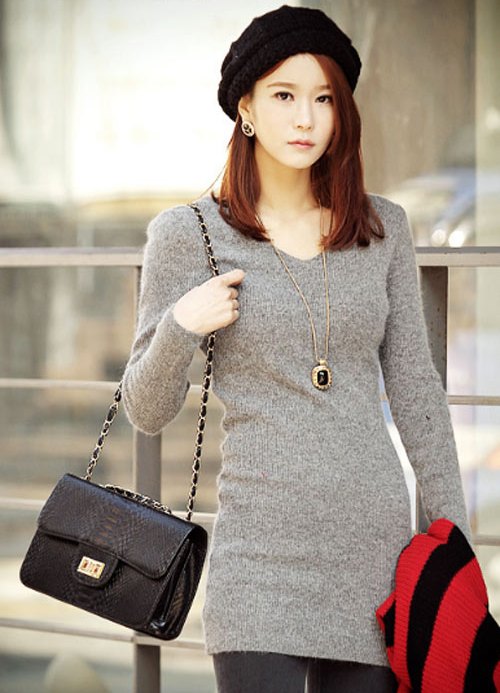 Những chiếc áo len dáng dài khiến các nàng công sở mê mẩn