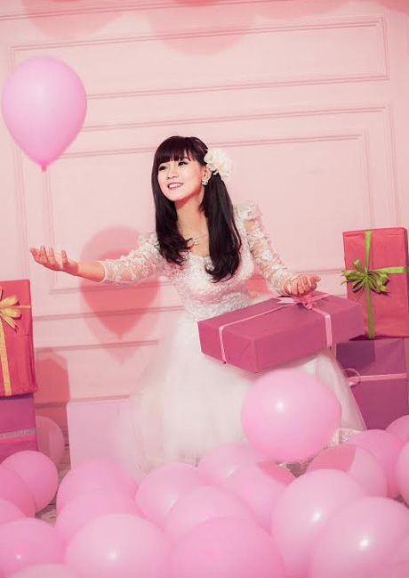 Thiếu nữ Hà thành hóa thân thành nàng công chúa xinh đẹp