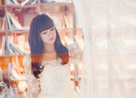 Thiếu nữ Hà thành hóa thân thành nàng công chúa xinh đẹp