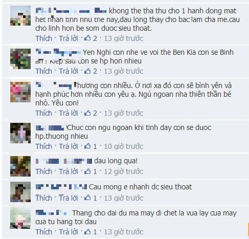 Dân mạng tiếc thương em bé bị bố bạo hành đến  tử vong