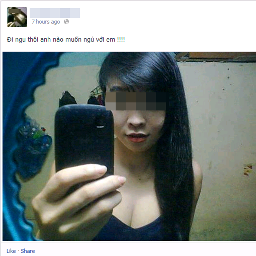 Cô gái đăng ảnh Cô gái đăng ảnh