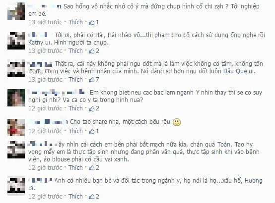 Bức xúc hình ảnh bác sĩ khám bệnh nhưng quên đeo tai nghe