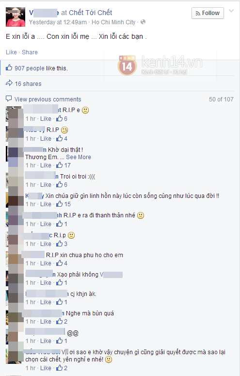 TP. HCM: Cô gái xinh đẹp nhảy cầu tự tử vì cãi nhau với người yêu