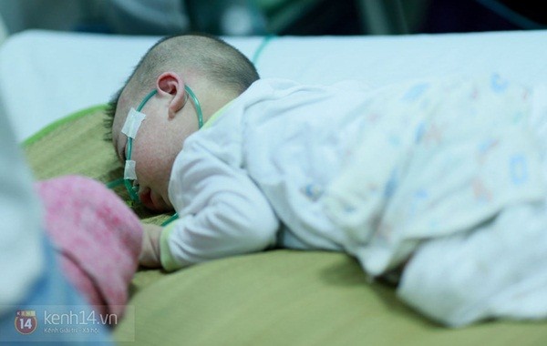 Rớt nước mắt nhìn những em nhỏ gồng mình chống chọi với dịch sởi