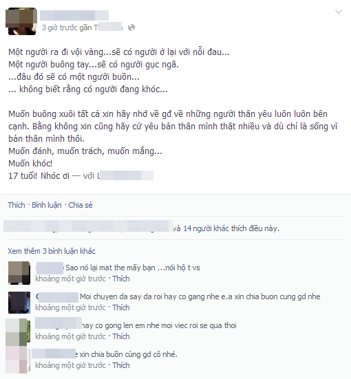 Nữ sinh Thanh Hóa tự tử do mâu thuẫn với người yêu và gia đình