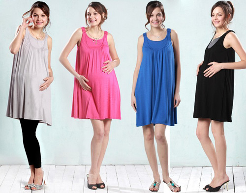 Những trang phục đơn giản và đẹp cho chị em công sở khi bầu bí