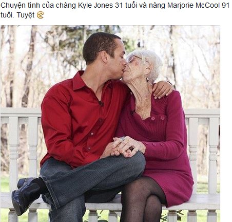 Phi công 31 tuổi yêu nàng 91 tuổi gây bão dân mạng