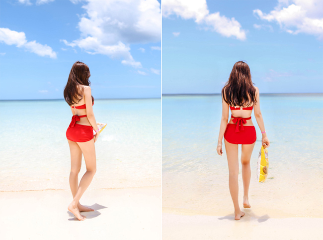 Hot girl đẹp nhất xứ Hàn tung ảnh bikini siêu nóng bỏng