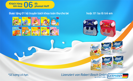 Cùng trẻ nhận quà từ Phomat Hoff