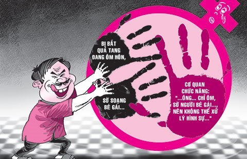 Ôm, sờ bé gái bị phạt 200.000 đồng