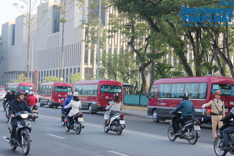 CSGT Hà Nội nỗ lực đảm bảo ATGT trong suốt kỳ họp Quốc hội