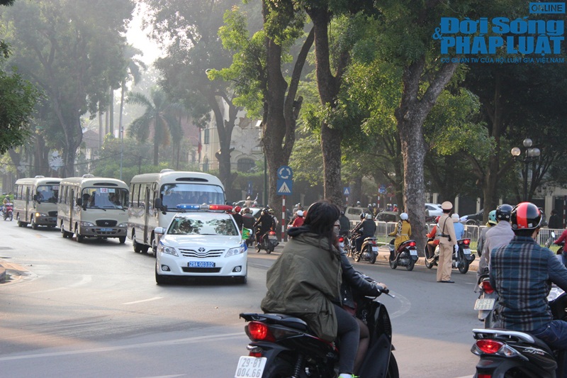 CSGT Hà Nội nỗ lực đảm bảo ATGT trong suốt kỳ họp Quốc hội