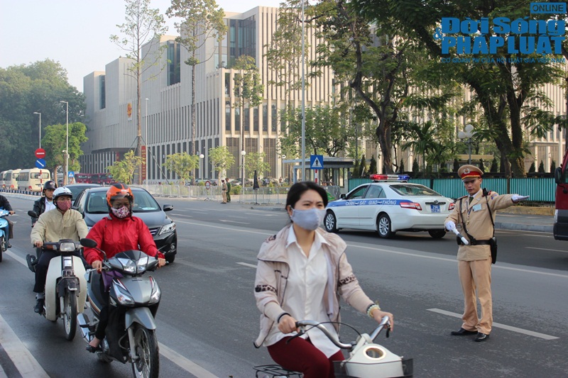 CSGT Hà Nội nỗ lực đảm bảo ATGT trong suốt kỳ họp Quốc hội