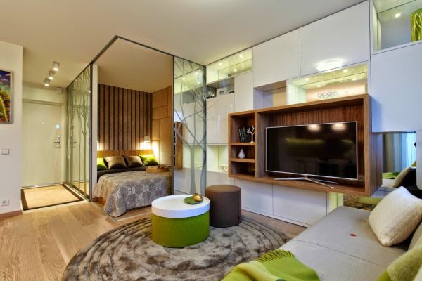 Khám phá cách mở rộng không gian cho căn hộ 34 m2 Khám phá cách mở rộng không gian cho căn hộ 34 m2