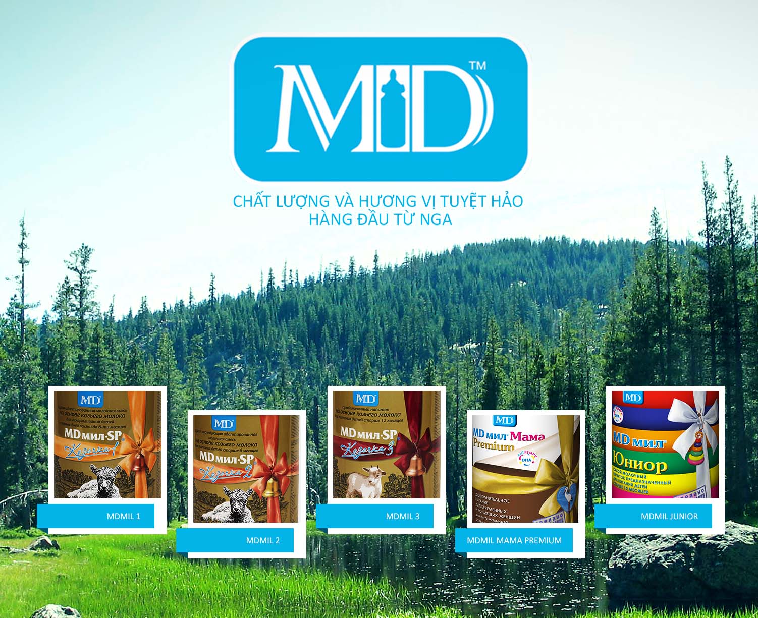 Sữa dinh dưỡng cao cấp của Nga đã có mặt tại Việt Nam