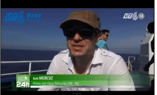 Phóng viên quốc tế lên án hành động ngang ngược của Trung Quốc