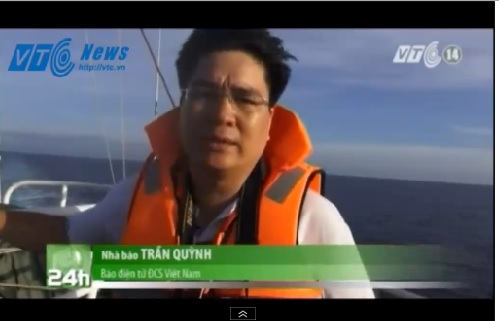 Phóng viên quốc tế lên án hành động ngang ngược của Trung Quốc