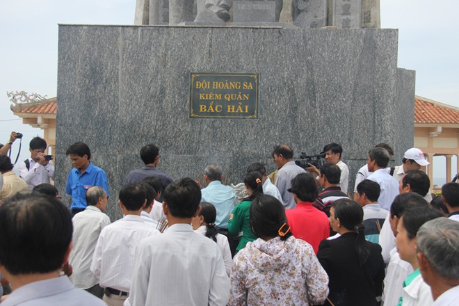 Ngư dân Lý Sơn phản đối hành động của Trung Quốc