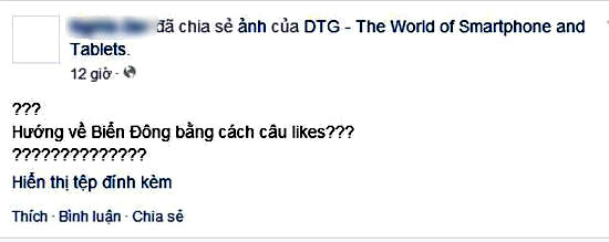 Một hình thức câu like đáng lên án! Một hình thức câu like đáng lên án!