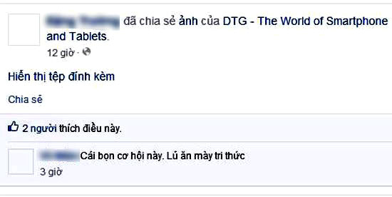 Một hình thức câu like đáng lên án! Một hình thức câu like đáng lên án!