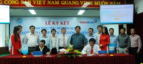 VietinBank triển khai dịch vụ thu hộ tiền nước