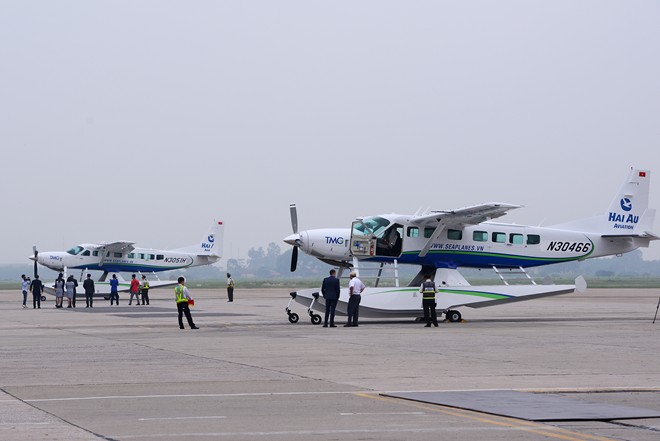 Chiêm ngưỡng 2 chiếc thủy phi cơ trăm tỷ hiện đại nhất VN