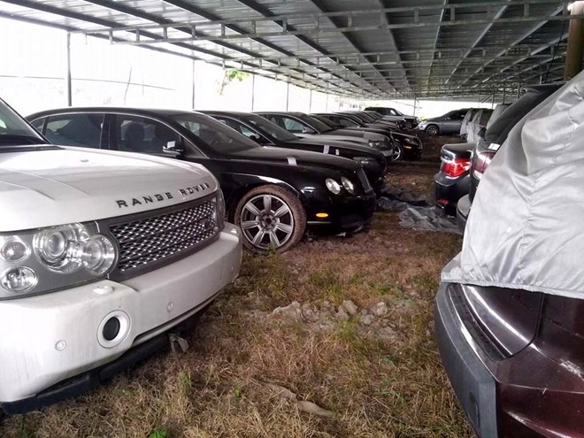 Hình ảnh 144 xe sang trong vụ án Dũng 