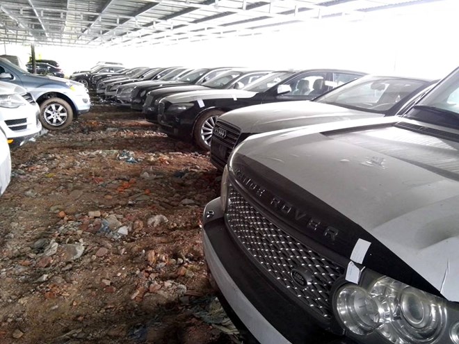 Hình ảnh 144 xe sang trong vụ án Dũng 