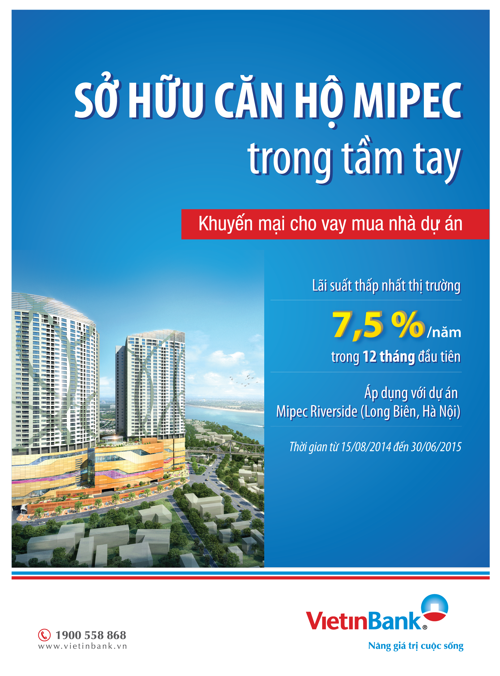 Sở hữu căn hộ Mipec trong tầm tay
