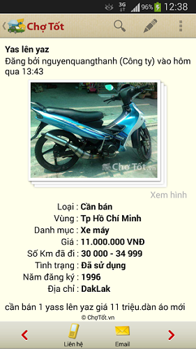 Mất bạc triệu vì mua hàng trên Chợ tốt