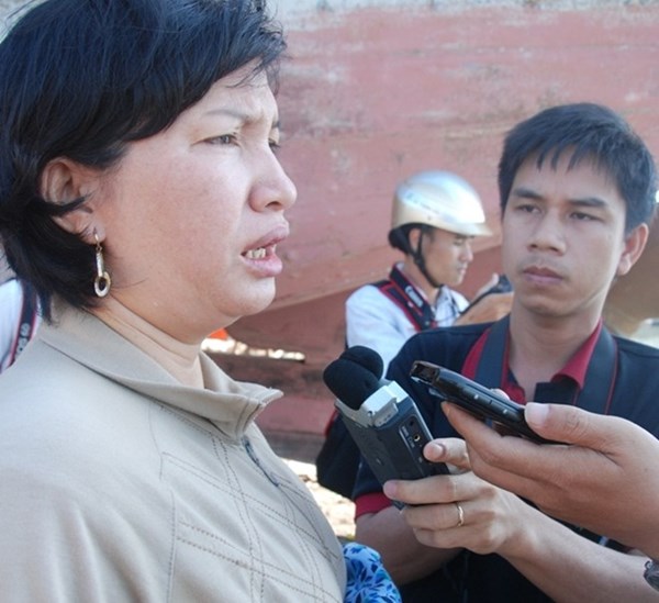 Trưng bày ĐNa 90152 để tố cáo tội ác của tàu Trung Quốc